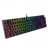 Redragon K565 Mechanische Tastatur mit 105 Tasten & RGB, deutsches Layout, Aluminiumsockel