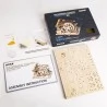 ROBOTIME LG501 ROKR Marble Parkour Big Funnel Marble Run 3D Wooden Puzzle Kit, 254Pcs