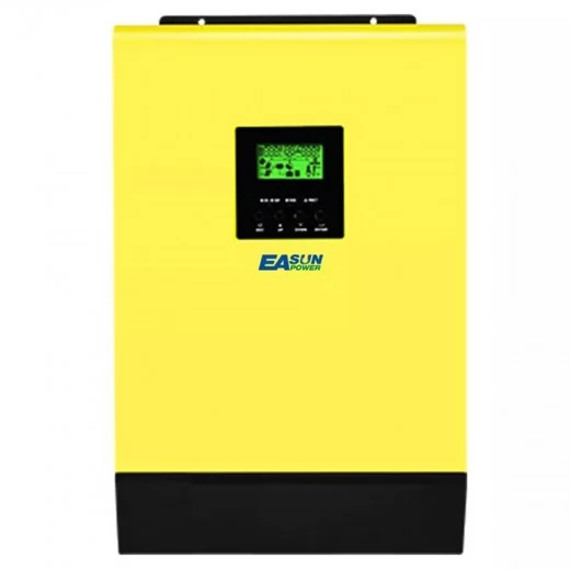 Easun Power 5000W Hybrid Solar-Wechselrichter, 48V 230V AC, netzgekoppelt, 80A, MPPT-Solarregler