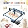 SCULPFUN S30 5W Laser Engraver Cutter, automatische luchtondersteuning, vervangbare lens, 32-bit moederbord, 410x400mm