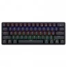 Redragon K615-R Elise Wired Rabinbow LED Backlight Mechanical Keyboard, Ultra-Thin 61 Keys Blue Switch