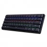 Redragon K615-R Elise Wired Rabinbow LED Backlight Mechanical Keyboard, Ultra-Thin 61 Keys Blue Switch