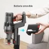 Proscenic P11 Akku-Staubsauger, 25 kPa Saugleistung mit Teppich-Boost, Nass-Trocken-Staubsauger mit Ladestation
