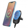 Hinovo MC1-2 15W Magnetic Wireless Car Charger, Fast Charging, 360 Degree Rotation, LED Light Indicator