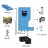 Easun Power 5500W Solar Inverter, MPPT 100A Zonnelader, 500VDC PV-Archavespanning, Van Net, 230V Zuivere Sinusgolf