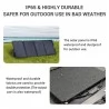 NECESPOW 120W Foldable Solar Panel, Monocrystalline Solar Cells, 21% Highly Efficient Solar Energy, IP65 Waterproof