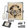 ATOMSTACK S20 Pro 20W Lasergravur-Schneidsatz, R3 Pro Rotationswalze, Wabenplatte, Quad-Core Diodenlaser, 400x400mm