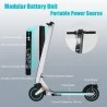 Lirpe R1 Modular 8.5 Inch Tire Foldable Electric Scooter - 350W Motor & 36V 7.8Ah Battery