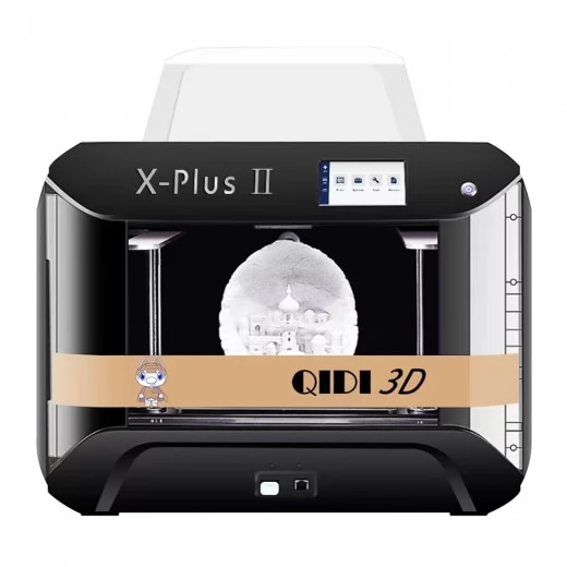 QIDI X-PLUS 2 3D Printer, Industrial Grade, Double Z-Axis, 4.3-inch Color Touch Screen, WiFi Connection, 270x200x200mm