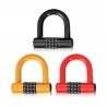 Bicycle U Lock 4-digit Combination Password Lock, Anti-theft, Heavy Duty, Solid Zinc Alloy, for Bikes, Motorcycles, Scooters