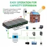 LANPWR 12V 200Ah LiFePO4 Battery Pack Backup Power, 2560Wh Energie, 4000 diepe cycli, 100A BMS, Aansluitbaar op zonne-omvormer