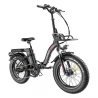 FAFREES F20 Max 20*4 Fat Inch Tire Foldable Electric Bike - 500W Brushless Motor & 18Ah Lithium Battery