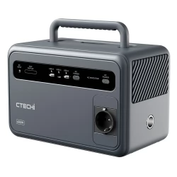 CTECHi GT600 384Wh/600W Portable Power Station Solar Generator, LiFePO4 Battery, AC Pure Sine Wave Outlet - EU Version