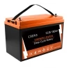 CHINS Smart 12V 100AH LiFePO4 Battery, Built-in 100A BMS Low Temperature Heating Bluetooth APP Monitors Battery SOC Date