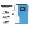 DAXTROMN 5.5KW Off Grid Solar Inverter, 48V DC 100A MPPT Charger, 450VDC PV Input Pure Sine Wave Inverter with WiFi