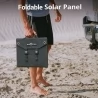 ROCKPALS SP002 60W Foldable Solar Panel, 21.5%-23.5% High Efficiency, Waterproof, Support Parallel