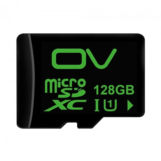 OV 128GB Klasse 10 Micro SD Karte UHS-I U1 TF Karte Mobiltelefon externe Speicherkarte - Schwarz