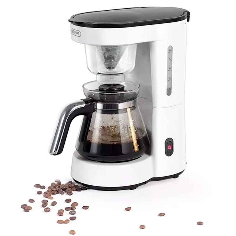 New Household Automatic American Coffee Machine Drip Type Coffee Maker With  Filter Coffee Bean Grinder 2 in 1 Tea maker 220V