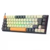 Redragon K633CGO-RGB Ryze 68 keys Compact Mechanical Gaming Keyboard German Layout RGB Backlight Red Switch - Black