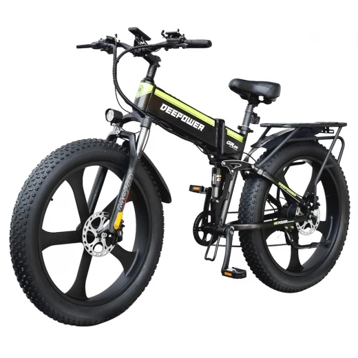 

DEEPOWER H26Pro (GR26) 26*4.0 Inch Fat Tire Electric Bike - 48V 1000W Motor & 17.5Ah Battery
