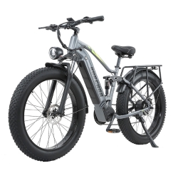 Burchda Rx80 26*4.0 Zoll Fat Tire Elektro-Mountainbike - 1000W Motor & 48V 18Ah Batterie
