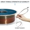 Geeetech Silk PLA Filament for 3D Printer, 1.75mm Dimensional Accuracy  /- 0.03mm 1kg Spool - Rainbow,Purple,Bronze,Black