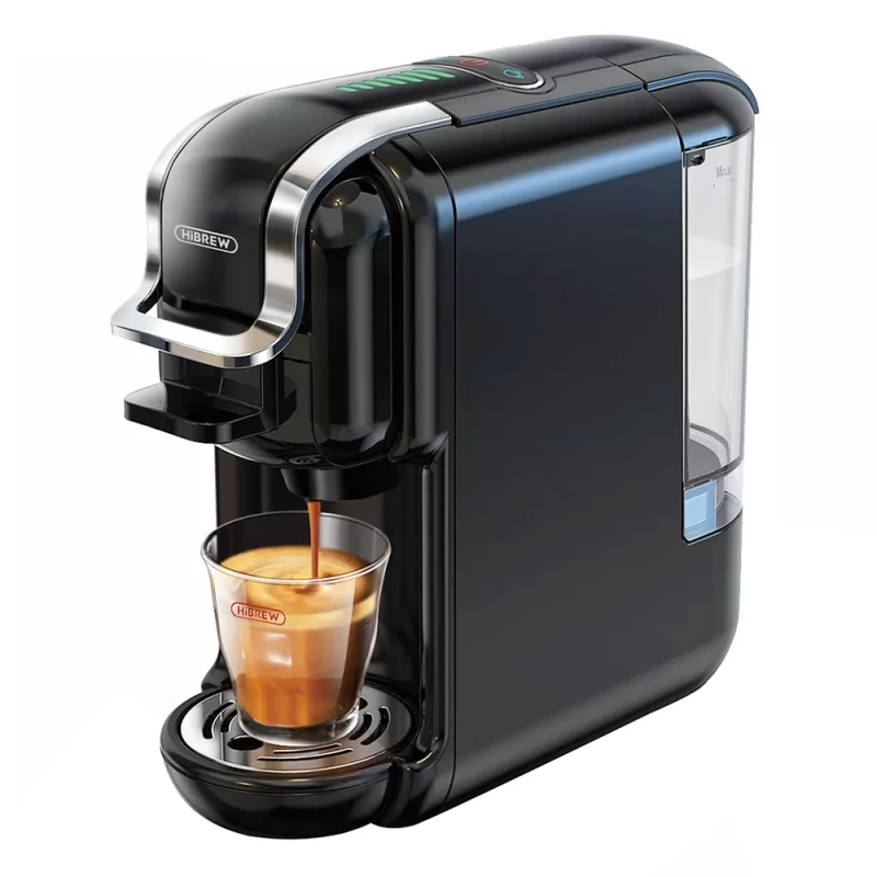 Machtig details verraden HiBREW H2B 5-in-1 koffiezetapparaat met waterpeillijn, 19Bar warm/koud  Capsule koffiezetapparaat, 600ml watertank - GEEKMAXI.COM