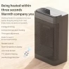 YND-1200D 1500W Desktop Mini Electric Heater, PTC Ceramic Space Heater, Remote Control, Touch Screen, 3-Gear Adjustment