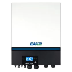 EASUN POWER 8000 W Solarwechselrichter, MPPT 120 A Solarladegerät, 500 V DC PV-Eingang, 48 V DC Batterie, WLAN