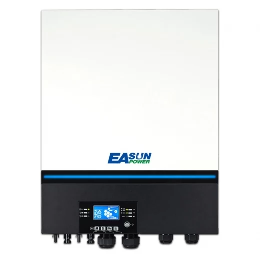 EASUN POWER 8000W Solar Inverter, MPPT 120A Solar Charger, 500V DC PV Input, 48V DC Battery, Support Parallel, WiFi