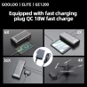 GOOLOO GE1200 Jumpstarter, 1200A piekautostarter, 18000 mAh draagbare accu, 12V automatische batterijbooster, LED-licht