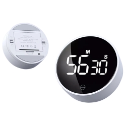 MIIIW Digital Kitchen Timer Rotating Timing Magnetic Absorption LED Display 3 Volume Levels