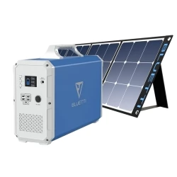 BLUETTI EB240 2400WH/1000W Draagbare Power Station Solar Generator BLUETTI SP200S 18V 220W Zonnepaneel Kit