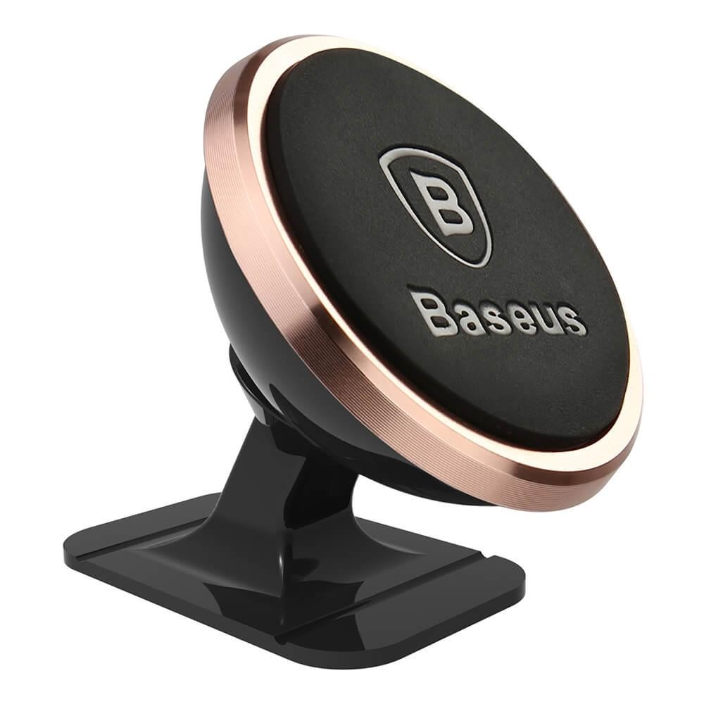 

Baseus Universal 360 Degree Rotation Magnetic Car Mount Holder Sticker Phone Stand Support For Smartphones - Silver
