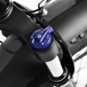 KAISDA K2P PRO 20*4.0 Zoll Reifen faltbares elektrisches Moped, Bafang 750W Motor, 48V 15Ah Akku- Orange Blau