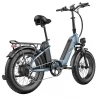 FAFREES FF20 Polar 20*4.0'' Tire Foldable Electric Bike, 48V 500W Motor, Dual 10.4Ah Batteries - Blue