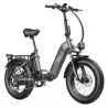 FAFREES FF20 Polar 20*4.0'' Tire Foldable Electric Bike, 48V 500W Motor, Dual 10.4Ah Batteries - Grey