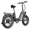 FAFREES FF20 Polar 20*4.0'' Tire Foldable Electric Bike, 48V 500W Motor, Dual 10.4Ah Batteries - Grey