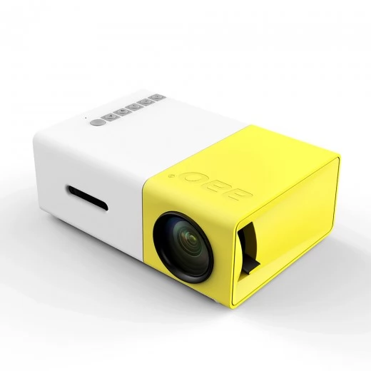 AAO YG-300 Mini Pocket LCD Projector Yellow