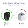 Tronsmart 3-port USB Car Quick Charge QC 3.0 42W