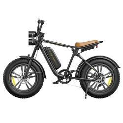ENGWE M20 20*4.0" dikke banden elektrische fiets, 750W Brushless motor, 45km/h max snelheid, 13Ah batterij - Zwart