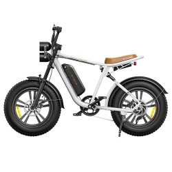 ENGWE M20 20*4.0'' Fat Tires Electric Bike, 750W Brushless Motor, 45km/h Max Speed, 48V 13Ah Battery - White