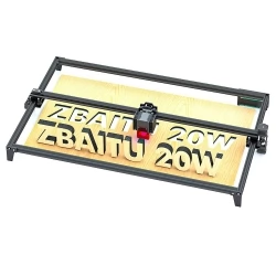 ZBAITU M81 F20 VF 20W Lasergravur-Schneidegerät mit aktualisierten Schleppketten-Kits, Fixfokus, Luftunterstützung, 810*460mm
