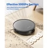 Proscenic X1 3000Pa Suction Robot Vacuum Cleaner with Self-Empty Base, 2.5L Dust Bag Capacity, 250ml Water Tank