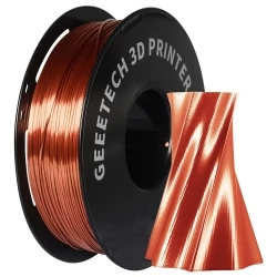 Geeetech Silk PLA Filament voor 3D Printer, 1.75mm Dimensionale nauwkeurigheid +/-0.03mm 1kg Spool (2.2 lbs) - Koper