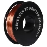 Geeetech Silk PLA Filament für 3D Drucker, 1.75mm Maßgenauigkeit /- 0.03mm 1kg Spule (2.2 lbs) - Kupfer