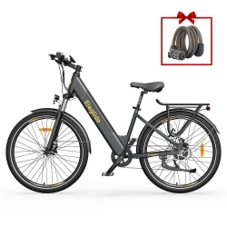 [Pre-sale] Eleglide T1 STEP-THRU 27.5" CST Tires Electric Trekking Bike 36V 12.5Ah 450Wh Battery 250W Brushless Motor Dark Grey