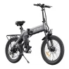 2023 Nieuwe versie ENGWE C20 Pro 20*3.0" dikke banden opvouwbare elektrische fiets, 250W motor, 15.6Ah batterij, 25Km/h - Grijs
