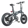 BEZIOR XF005 20*4.0 banden opvouwbare elektrische fiets, 1000W dubbele motoren, 36V 6.4Ah & 36V 16Ah batterijen