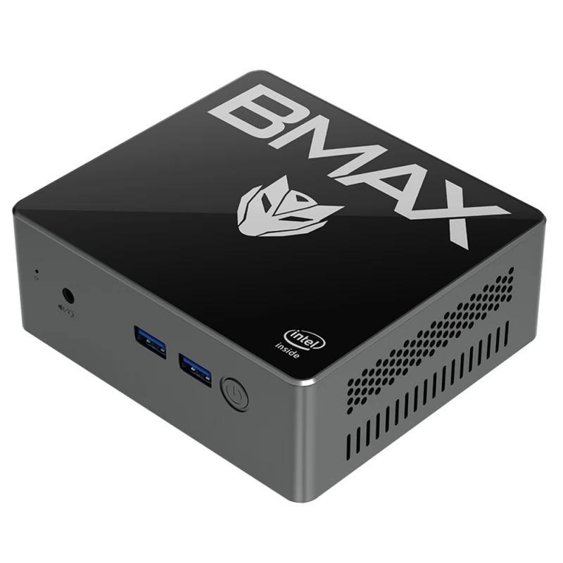 BMAX B2plus Desktop Mini PC with Intel Gemini Lake N4120 Intel 9th Gen UHD  Graphics 600 Dual-HDMI Interface 8GB LPDDR4 + 256GB SSD Windows 10